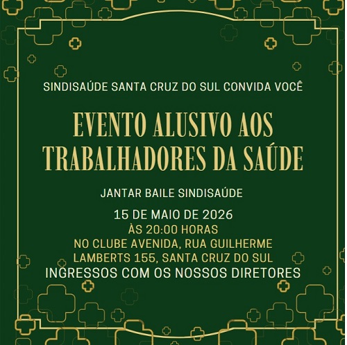 Evento alusivo aos trabalhadores da saúde